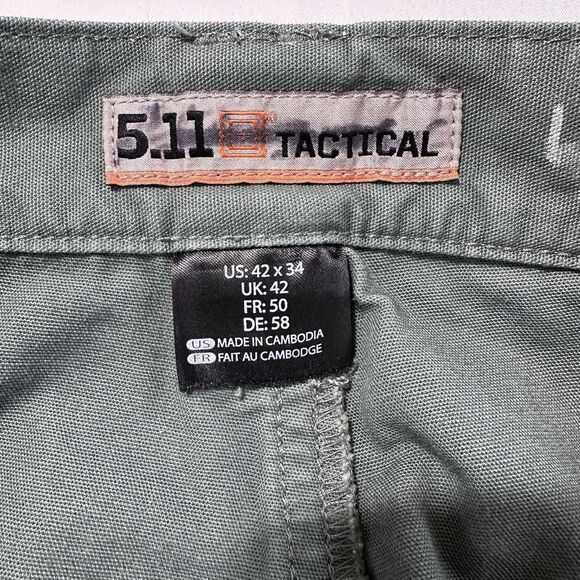 5.11 Tactical Mens Stryke pants green 42X34 cargo pocket Utility - Picture 7 of 12